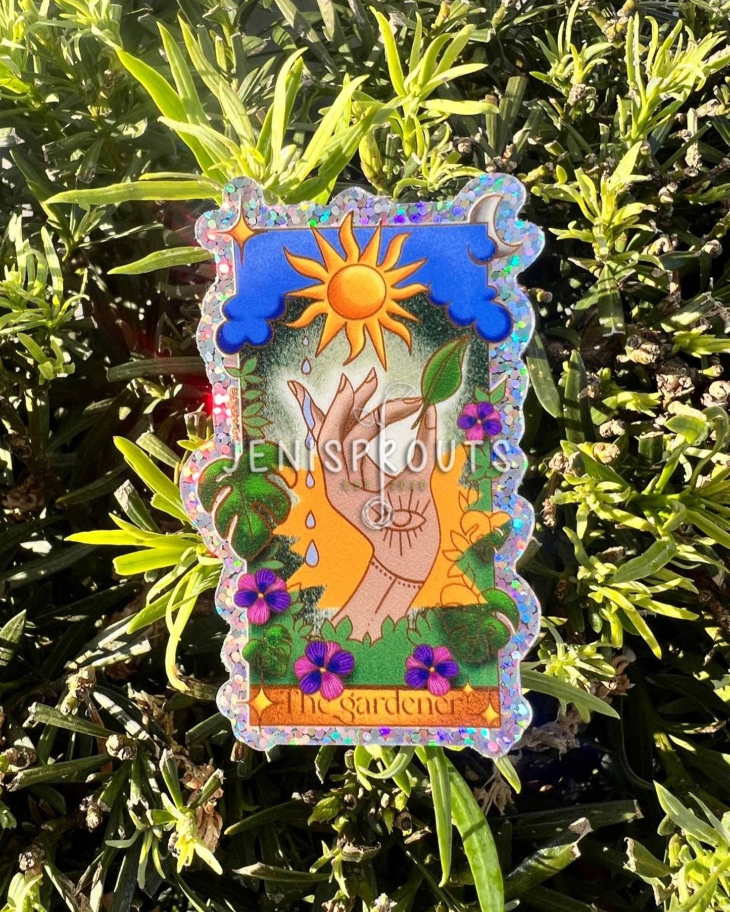 'The Gardener' Holographic Sticker