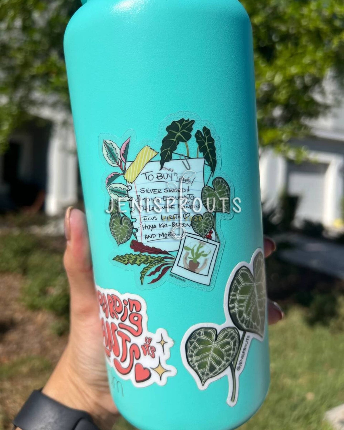 'To Buy Plants' Sticker